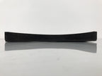 Japanese Lacquered Wood Serving Tray Obon Vtg Square Curved Red Edge Black L576