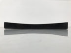Japanese Lacquered Wood Serving Tray Obon Vtg Square Curved Red Edge Black L576