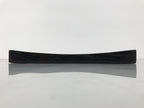 Japanese Lacquered Wood Serving Tray Obon Vtg Square Curved Red Edge Black L577