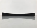 Japanese Lacquered Wood Serving Tray Obon Vtg Square Curved Red Edge Black L577