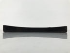 Japanese Lacquered Wood Serving Tray Obon Vtg Square Curved Red Edge Black L578