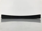 Japanese Lacquered Wood Serving Tray Obon Vtg Square Curved Red Edge Black L578