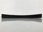 Japanese Lacquered Wood Serving Tray Obon Vtg Square Curved Red Edge Black L578