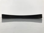 Japanese Lacquered Wood Serving Tray Obon Vtg Square Curved Red Edge Black L579