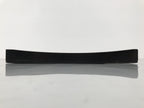 Japanese Lacquered Wood Serving Tray Obon Vtg Square Curved Red Edge Black L579