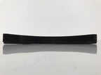 Japanese Lacquered Wood Serving Tray Obon Vtg Square Curved Red Edge Black L579