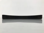 Japanese Lacquered Wood Serving Tray Obon Vtg Square Curved Red Edge Black L580