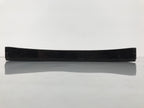 Japanese Lacquered Wood Serving Tray Obon Vtg Square Curved Red Edge Black L580