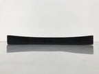 Japanese Lacquered Wood Serving Tray Obon Vtg Square Curved Red Edge Black L580