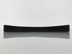 Japanese Lacquered Wood Serving Tray Obon Vtg Square Curved Red Edge Black L581