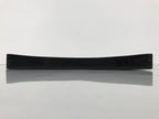 Japanese Lacquered Wood Serving Tray Obon Vtg Square Curved Red Edge Black L581