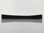 Japanese Lacquered Wood Serving Tray Obon Vtg Square Curved Red Edge Black L581