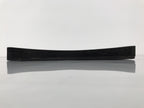 Japanese Lacquered Wood Serving Tray Obon Vtg Square Curved Red Edge Black L582