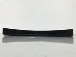 Japanese Lacquered Wood Serving Tray Obon Vtg Square Curved Red Edge Black L612