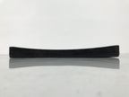 Japanese Lacquered Wood Serving Tray Obon Vtg Square Curved Red Edge Black L612