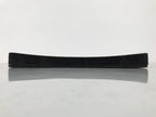 Japanese Lacquered Wood Serving Tray Obon Vtg Square Curved Red Edge Black L612