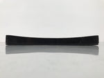 Japanese Lacquered Wood Serving Tray Obon Vtg Square Curved Red Edge Black L612