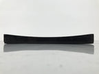 Japanese Lacquered Wood Serving Tray Obon Vtg Square Curved Red Edge Black L613