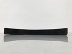 Japanese Lacquered Wood Serving Tray Obon Vtg Square Curved Red Edge Black L613