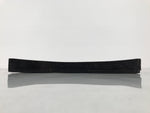 Japanese Lacquered Wood Serving Tray Obon Vtg Square Curved Red Edge Black L613