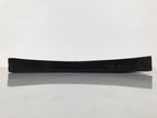 Japanese Lacquered Wood Serving Tray Obon Vtg Square Curved Red Edge Black L613