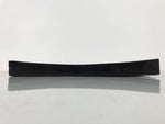 Japanese Lacquered Wood Serving Tray Obon Vtg Square Curved Red Edge Black L613