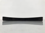 Japanese Lacquered Wood Serving Tray Obon Vtg Square Curved Red Edge Black L613