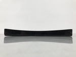 Japanese Lacquered Wood Serving Tray Obon Vtg Square Curved Red Edge Black L613