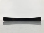 Japanese Lacquered Wood Serving Tray Obon Vtg Square Curved Red Edge Black L614