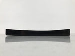 Japanese Lacquered Wood Serving Tray Obon Vtg Square Curved Red Edge Black L614