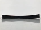 Japanese Lacquered Wood Serving Tray Obon Vtg Square Curved Red Edge Black L614