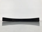Japanese Lacquered Wood Serving Tray Obon Vtg Square Curved Red Edge Black L614