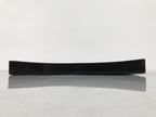 Japanese Lacquered Wood Serving Tray Obon Vtg Square Curved Red Edge Black L614