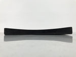 Japanese Lacquered Wood Serving Tray Obon Vtg Square Curved Red Edge Black L615
