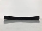 Japanese Lacquered Wood Serving Tray Obon Vtg Square Curved Red Edge Black L615