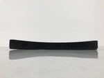 Japanese Lacquered Wood Serving Tray Obon Vtg Square Curved Red Edge Black L615