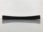 Japanese Lacquered Wood Serving Tray Obon Vtg Square Curved Red Edge Black L615
