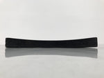 Japanese Lacquered Wood Serving Tray Obon Vtg Square Curved Red Edge Black L615