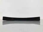 Japanese Lacquered Wood Serving Tray Obon Vtg Square Curved Red Edge Black L616