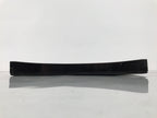 Japanese Lacquered Wood Serving Tray Obon Vtg Square Curved Red Edge Black L616