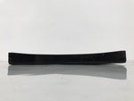 Japanese Lacquered Wood Serving Tray Obon Vtg Square Curved Red Edge Black L616