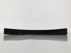 Japanese Lacquered Wood Serving Tray Obon Vtg Square Curved Red Edge Black L616