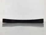 Japanese Lacquered Wood Serving Tray Obon Vtg Square Curved Red Edge Black L616