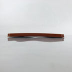 Japanese Lacquered Wood Serving Tray Vtg Hida Shunkei Obon Rectangle Brown L171