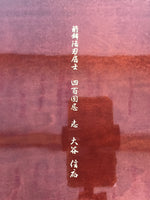 Japanese Lacquered Wood Serving Tray Vtg Hida Shunkei Rectangle Brown LWB138