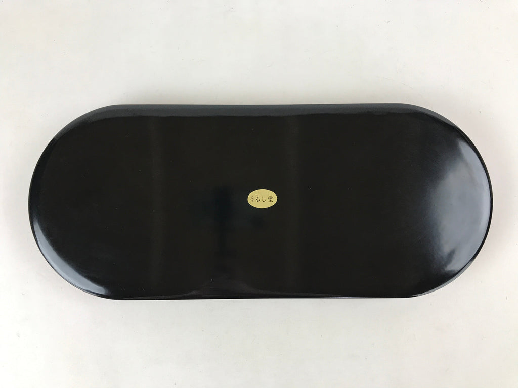 Japanese Lacquered Wood Serving Tray Vtg Red Coffee Tray Seiho-nuri Obon LWB66