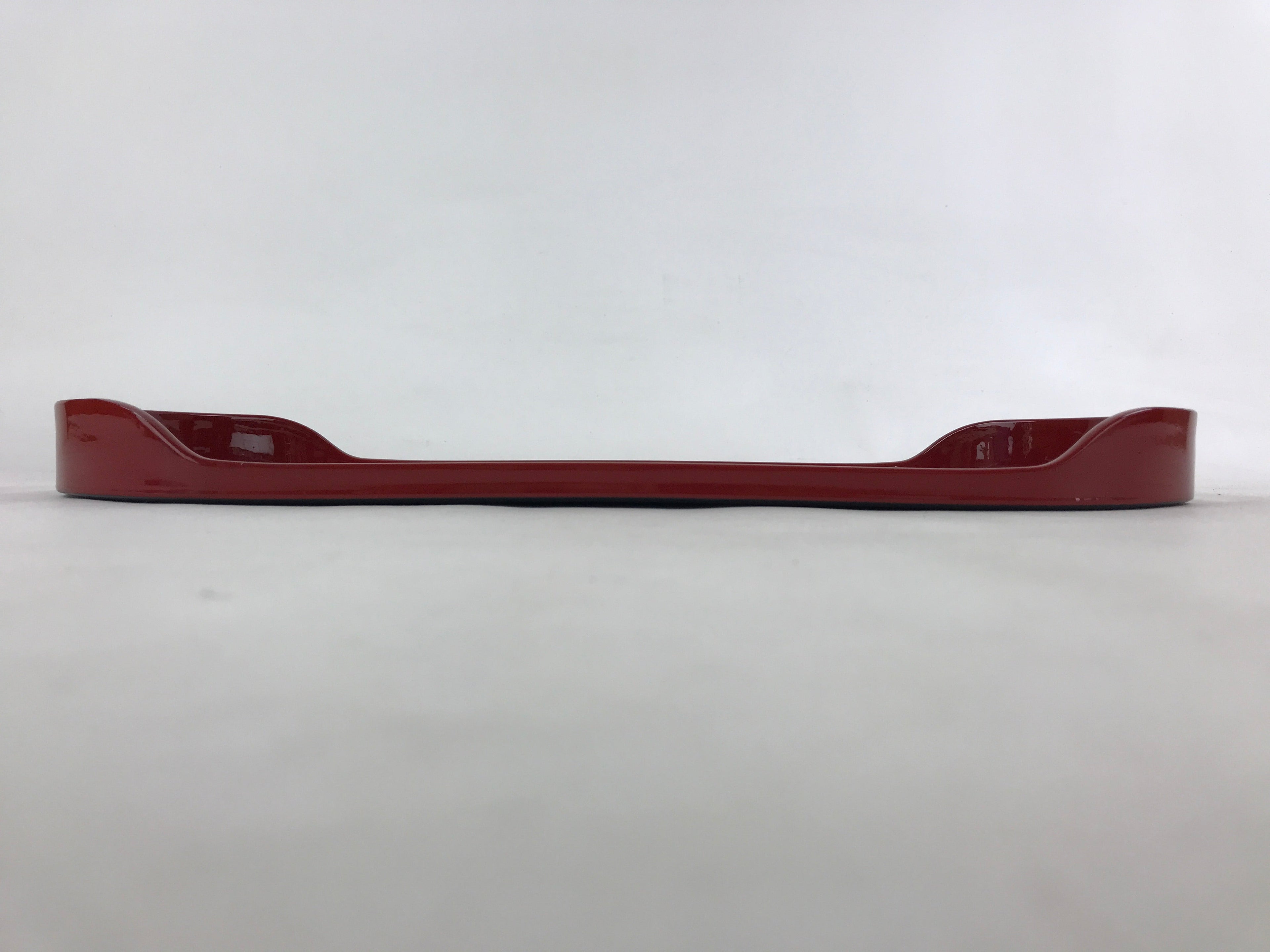 Japanese Lacquered Wood Serving Tray Vtg Red Coffee Tray Seiho-nuri Obon LWB66