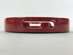 Japanese Lacquered Wood Serving Tray Vtg Red Coffee Tray Seiho-nuri Obon LWB66