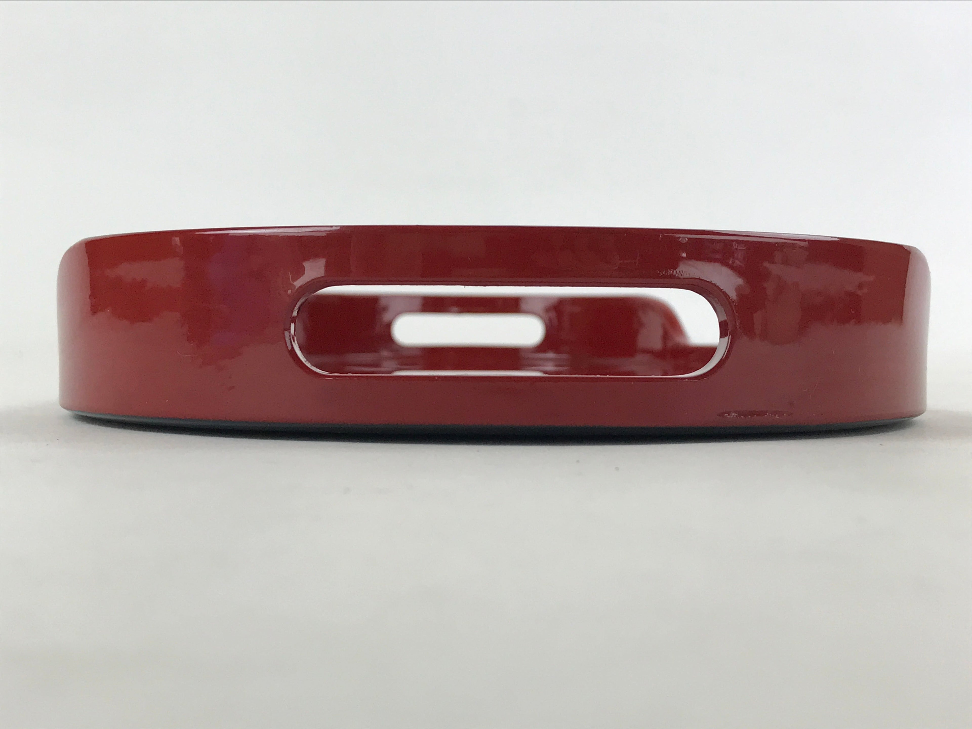 Japanese Lacquered Wood Serving Tray Vtg Red Coffee Tray Seiho-nuri Obon LWB66