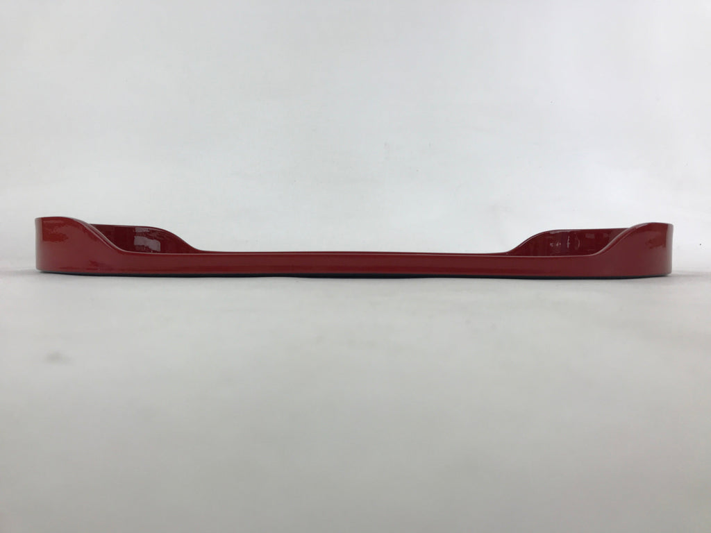 Japanese Lacquered Wood Serving Tray Vtg Red Coffee Tray Seiho-nuri Obon LWB66